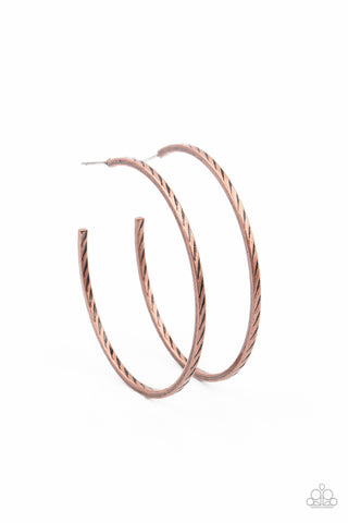 Rural Reserve - Copper Hoop Earrings