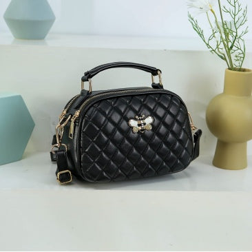 TRENDY GEOMETRIC MINI SHOULDER BAG