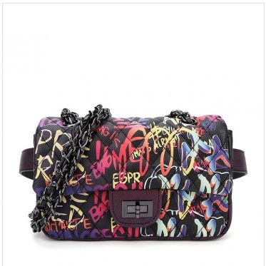 Graffiti Shoulder Bag - Convertible to Waist Bag