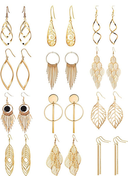 GOLD Dangle Earrings